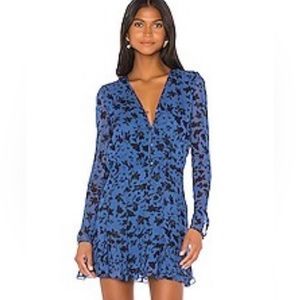 Karina Grimaldi Mini Dress - Large Burgundy and Black